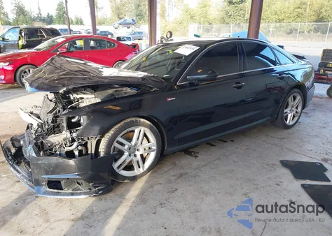 2015 Audi A6 3.0T Premium Plus from USA, damaged, VIN WAUFGAFC2FN014908
